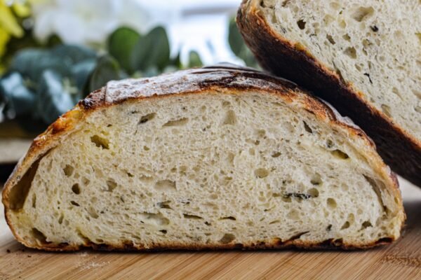 Rosemary/Thyme and Cheddar Sourdough Bread