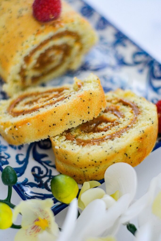 Dulce de Leche Swiss Roll Cake