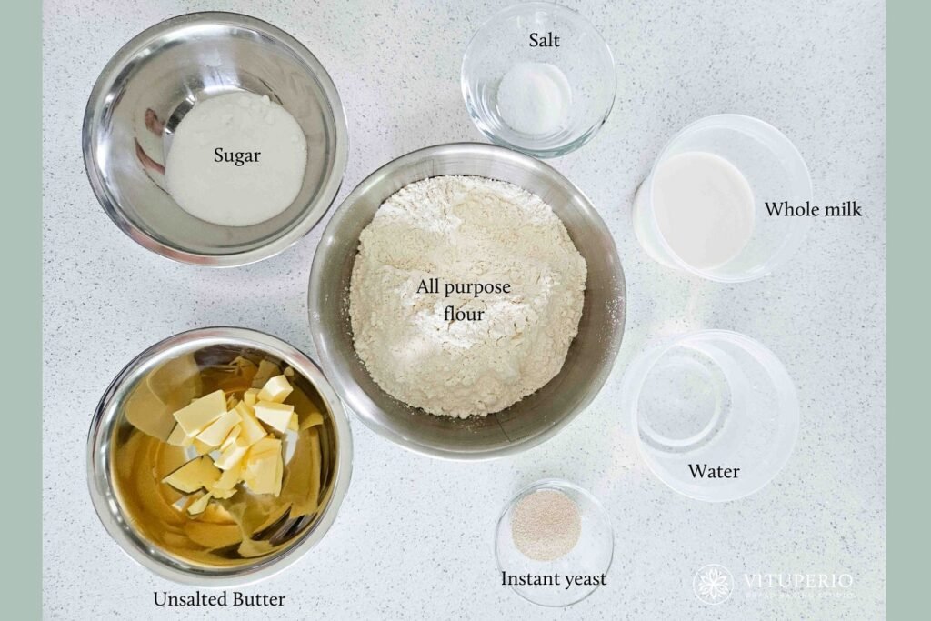 Croissant dough Ingredients